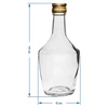 Butelka Bosmańska 250ml biała - 6szt. - 3 ['butelka do alkoholu', ' butelki ozdobne na alkohol', ' butelka szklana na alkohol', ' butelki do bimbru na wesele', ' butelka na nalewkę', ' butelki do nalewek ozdobne']
