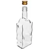 Butelka Klasztorna 500 ml, z zakrętką, biała - 6szt. - 2 ['butelka do alkoholu', ' butelki ozdobne na alkohol', ' butelka szklana na alkohol', ' butelki do bimbru na wesele', ' butelka na nalewkę', ' butelki do nalewek ozdobne', ' butelka fala', ' super butelka']