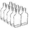 Butelka na nalewki piersiówka 200 ml - 10 szt.  - 1 ['butelka piersiówka', ' szklana butelka', ' butelka na domowe nalewki', ' butelki szklane', ' butelki  200 ml', ' 10 sztuk', ' butelka z zakrętką', ' małe butelki', ' szklane buteleczki']