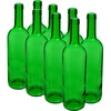 Butelka na wino 0,75 L zielona - zgrzewka 8 szt.  - 1 ['butelka do alkoholu', ' butelki ozdobne na alkohol', ' butelka szklana na alkohol', ' butelki do bimbru na wesele', ' butelka na nalewkę', ' butelki do nalewek ozdobne', ' butelka na wino', ' butelka do wina', ' butelka bordeaux']