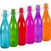 Butelka szklana 1 L z hermetycznym zamknięciem - w różnych kolorach  - 1 ['różowa butelka', ' butelka Barbie', ' butelka Hulk', ' butelka Kraina lodu', ' butelka na wodę', ' butelka na lemoniadę', ' butelka do podlewania kwiatów', ' butelka dekoracyjna', ' butelka z zamykaniem hermetycznym']