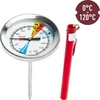 Termometr do szynkowara 0,8 kg, tarcza, 0-120°C - 2 ['termometr do szynkowaru', ' do wędlin', ' do mięsa', ' do potraw', ' do parzenia', ' szynkowar 0', '8 kg', ' akcesoria do szynkowaru', ' termometr z kolorową tarczą', ' termometr kuchenny']
