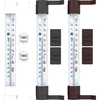 Termometr zewnętrzny z grafiką - ubrania (-50°C do +50°C) 23cm mix  - 1 ['termometr zaokienny', ' jaka temperatura']
