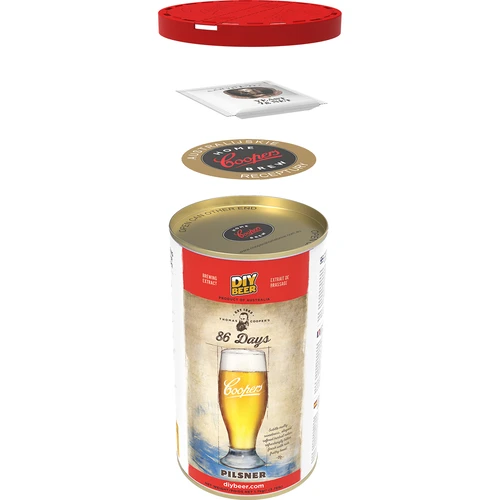 Brewkit Coopers 86 days Pilsner - 4 ['Pilsner', ' pilzner', ' brewkit', ' piwo']