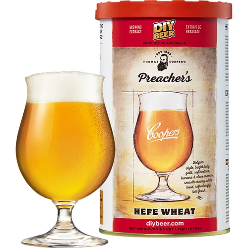 Brewkit Coopers Preacher's Hefe Wheat  - 1 ['pszeniczne', ' hefe weizen', ' weizen', ' brewkit', ' piwo']