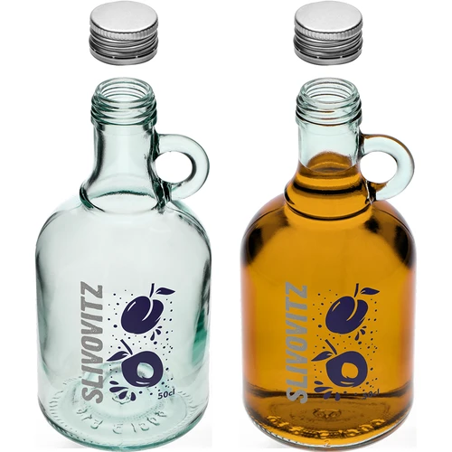 Butelka 0,5 L z zakrętką i nadrukiem 2-kolorowym Slivovitz - 4 szt. - 5 ['butelka na domową śliwowicę ', ' butelka śliwowica', ' butelka ', ' szklana butelka 500 ml', ' butelka 0', '5 L', ' butelki z nadrukiem ', ' butelka z nadrukiem', ' butelka z korkiem', ' butelka z nadrukiem i korkiem', ' butelki z korkami']