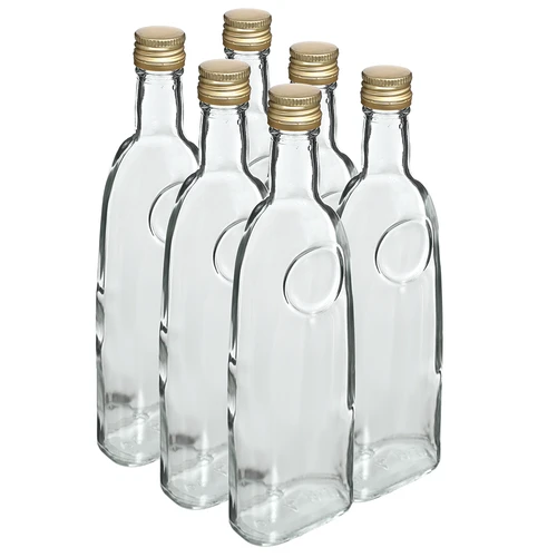 Butelka Staromiejska 500ml z zakrętką, 6szt.  - 1 ['butelka do nalewek', ' butelka do wódki', ' butelka ozdobna']