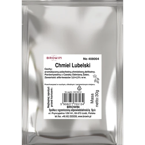 Chmiel Lubelski - granulat 30 g  - 1 ['chmielenie piwa', ' chmiel do piwa', ' chmiel']