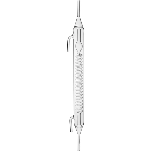 Destylator duży spiralno - kulkowy  - 1 ['chłodnica', ' destylacja', ' destylator', ' destylat', ' aparatura do destylacji', ' destylacja alkoholu', ' destylacja alkoholowa', ' destylator szklany', ' chłodnica szklana']