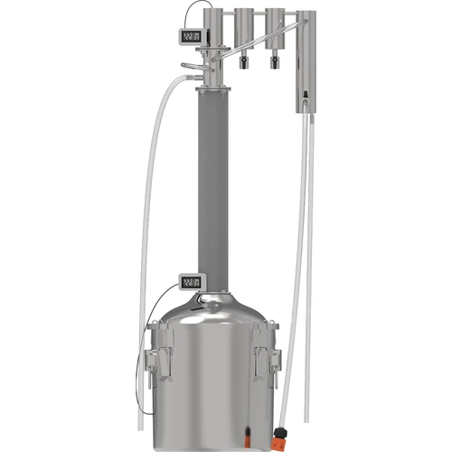 Destylator modułowy Convex 18 L Hugin  - 1 ['zestaw do destylacji', ' destylator stal nierdzewna', ' aparat destylacyjny', ' destylator do wody', ' destylator do bimbru', ' woda destylowana', ' sprężynki pryzmatyczne', ' destylator browin', ' destylatory alkoholowe', ' 2 odstojniki', ' refluks', ' reflux']