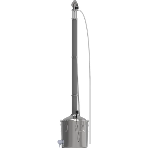 Destylator modułowy Convex 30 L elektryczny - Aabratek - 3 ['abratek', ' destylator elektryczny', ' destylator z wizjerem', ' destylator modułowy', ' spirytus rektyfikowany', ' woda destylowana 95%', ' destylacja', ' wypełnienie miedziane', ' sprężynki pryzmatyczne miedziane', ' destylator browin']