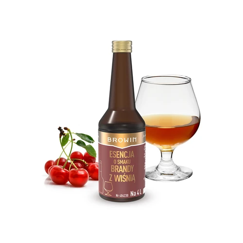 Esencja o smaku brandy z wiśnią 40 ml na 4 l - 3 ['zaprawka do alkoholu', ' aromat', ' esencja do alkoholu', ' domowy trunek', ' zaprawka smakowa', ' esencja smakowa', ' zaprawki do alkoholu', ' likier brandy', ' zaprawka brandy', ' brandy z wiśnią', ' esencja brandy wiśniowa', ' esencje do bimbru']