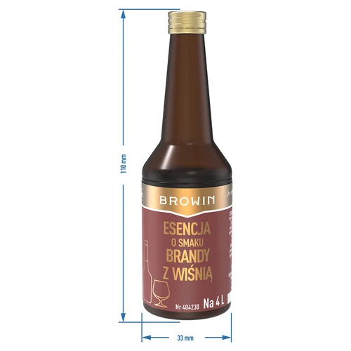 Esencja o smaku brandy z wiśnią 40 ml na 4 l - 7 ['zaprawka do alkoholu', ' aromat', ' esencja do alkoholu', ' domowy trunek', ' zaprawka smakowa', ' esencja smakowa', ' zaprawki do alkoholu', ' likier brandy', ' zaprawka brandy', ' brandy z wiśnią', ' esencja brandy wiśniowa', ' esencje do bimbru']