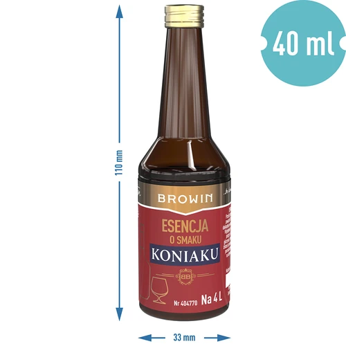 Esencja o smaku Koniaku 40 ml - 7 ['Hennessy', ' koniak', ' brandy', ' esencja o smaku koniaku', ' esencja o smaku brandy', ' esencja Hennessy', ' zaprawka do alkoholu', ' aromaty do alkoholu', ' esencje do bimbru', ' zaprawy do bimbru', ' aromaty', ' aromat', ' zaprawka', ' zaprawka Biowin', ' zaprawka Browin', ' cognac']