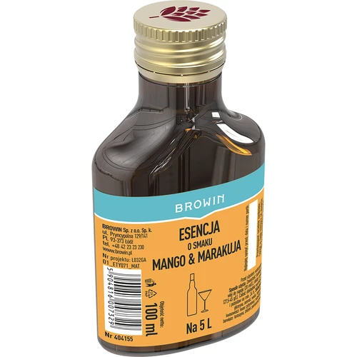 Esencja o smaku mango & marakuja na 5 L, 100 ml - 2 ['zaprawka do alkoholu', ' do wódki aromat', ' do alkoholu', ' esencja smakowa do alkoholu', ' esencja smakowa do wódki', ' jak zrobić lemoniadę', ' zaprawka mango-marakuja', ' esencja mango', ' esencja marakuja', ' aromat passion fruit', ' esencja do bimbru', ' esencje do bimbru']