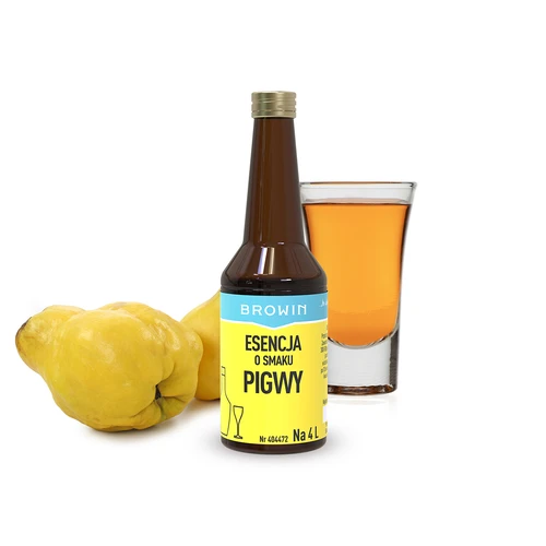 Esencja o smaku pigwy na 4 L - 40 ml - 3 ['esencja smaku', ' esencja pigwowa', ' zaprawka o smaku pigwy esencja', ' zaprawka do alkoholu', ' aromaty do alkoholu', ' esencje do bimbru', ' zaprawy do bimbru', ' aromaty', ' aromat', ' zaprawka pigwówka']