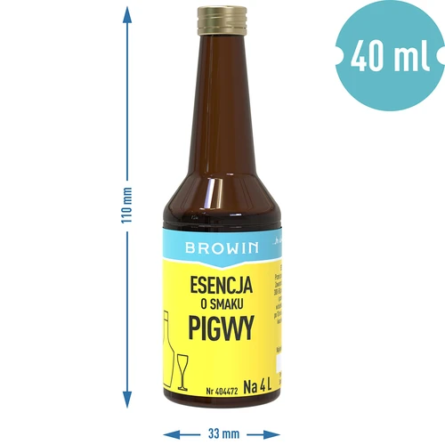 Esencja o smaku pigwy na 4 L - 40 ml - 7 ['esencja smaku', ' esencja pigwowa', ' zaprawka o smaku pigwy esencja', ' zaprawka do alkoholu', ' aromaty do alkoholu', ' esencje do bimbru', ' zaprawy do bimbru', ' aromaty', ' aromat', ' zaprawka pigwówka']