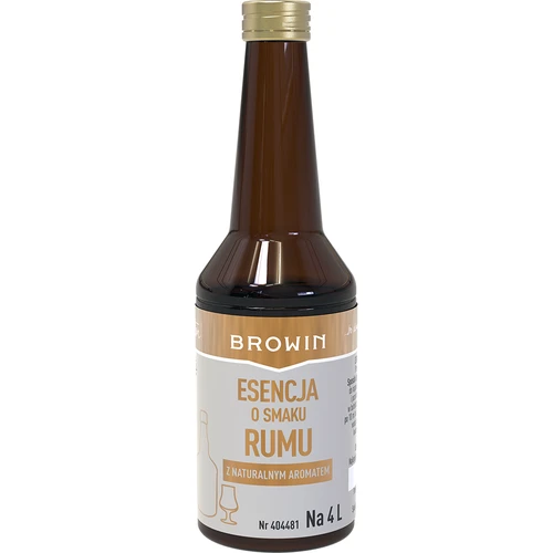 Esencja o smaku Rumu na 4 L - 40 ml  - 1 ['esencja Browin', ' esencja rumowa', ' zaprawka rumowa', ' esencja biały rum', ' zaprawka o smaku rumu', ' esencja Strands', ' aromat rumu do alkoholu', ' Bacardi rum', ' cuba libre', ' mojito', ' esencja gold']