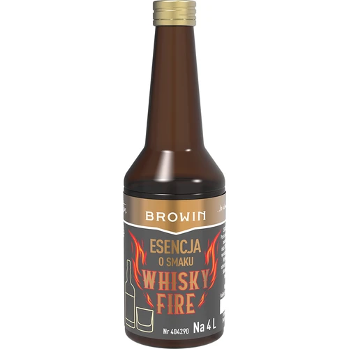 Esencja o smaku Whisky Fire na 4 L, 40ml  - 1 ['esencja do wódki', ' esencje do alkoholu', ' esencja do bimbru', ' domowa whisky fire', ' zaprawka do alkoholu', ' zaprawki do alkoholu', ' aromat do alkoholu', ' aromat cynamonu']