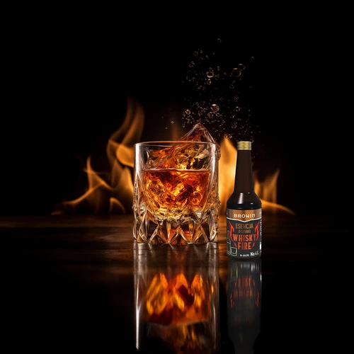 Esencja o smaku Whisky Fire na 4 L, 40ml - 8 ['esencja do wódki', ' esencje do alkoholu', ' esencja do bimbru', ' domowa whisky fire', ' zaprawka do alkoholu', ' zaprawki do alkoholu', ' aromat do alkoholu', ' aromat cynamonu']