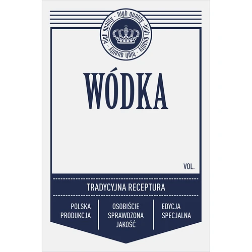 Etykiety samoprzylepne 60x90 mm na butelki, wódkę, białe, 20 szt.  - 1 ['etykiety na alkohol białe', ' etykiety klasyczne', ' etykiety na alkohol hand made', ' etykieta samoprzylepna', ' etykieta przylepiania', ' etykieta papierowa', ' etykieta na butelki', ' etykieta na szkło']