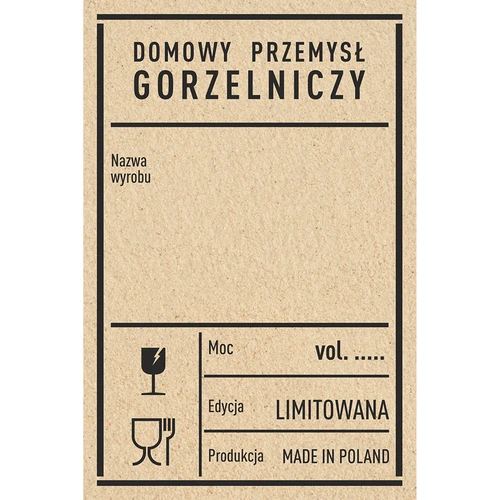 Etykiety samoprzylepne 60x90 mm na butelki, wódkę, PRL, 20 szt.  - 1 ['etykiety PRL', ' etykieta samoprzylepna', ' etykieta przylepiania', ' etykieta papierowa', ' etykieta na butelki', ' etykieta na szkło', ' vintage']