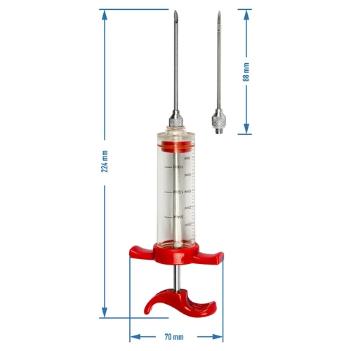 Nastrzykiwarka 30 ml +2 igły - 9 ['wędliny domowe', ' wędzenie', ' wyroby domowe', ' domowy wyrób wędlin', ' pasztet domowy', ' kiełbasa biała', ' wędzenie kiełbasy', ' kiełbasa', ' wędliny', ' mięso', ' swojskie wyroby', ' obiad']