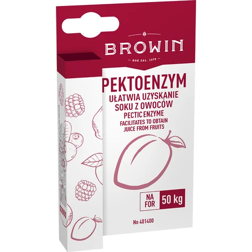 Pektoenzym  - 1 ['pektoenzym do wina', ' pektoenzym do klarowania', ' pektoenzym do nastawu', ' klarowanie wina', ' środek do klarowania wina', ' środek klarujący', ' do klarowania wina']