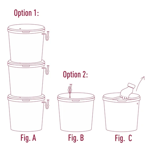 Pojemnik fermentacyjny 30 L z pokrywką i kranem - 12 ['pojemnik fermentacyjny', ' wiadro fermentacyjne', ' wiaderko fermentacyjne', ' pojemniki fermentacyjne', ' pojemnik fermentacyjny do wina', ' pojemniki fermentacyjne na wino', ' biowin wiadro fermentacyjne', ' browin wiadro fermentacyjne']