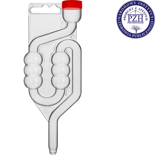 Rurka fermentacyjna 6-komorowa z korkiem ochronnym - 2 ['rurka fermentacyjna', ' rurka fermentacyjna szklana', ' fermentacja', ' rurka fermentacyjna ile wody', ' ile wody do rurki fermentacyjnej', ' rurka fermentacyjna cicha', ' rurka fermentacyjna jak zrobić', ' rurka fermentacyjna castorama', ' korek z rurką fermentacyjną', ' rurka fermentacyjna do wina', ' rurka fermentacyjna gdzie kupić', ' dlaczego woda w rurce fermentacyjnej cofa się', ' nastaw', ' zabezpieczenie nastawu', ' wino domowe\r\n']