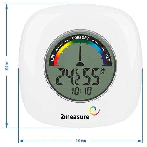 Stacja pogodowa – elektroniczna, bezprzewodowa, biała - 7 ['stacja pogodowa', ' domowa stacja pogodowa', ' temperatura', ' temperatura otoczenia', ' kontrola temperatury', ' termometr elektroniczny', ' termometr wewnętrzny', ' wilgotnościomierz', ' termometr z higrometrem', ' termometr z wilgotnościomierzem', ' wilgotnościomierz powietrza', ' stacja pogodowa']