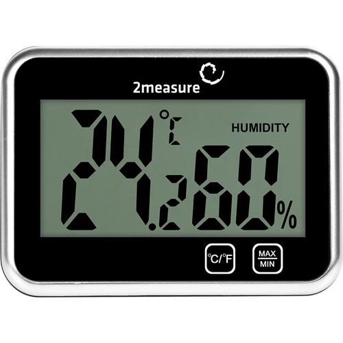 Stacja pogodowa – elektroniczna, bezprzewodowa, czarna - 2 ['stacja pogodowa', ' domowa stacja pogodowa', ' temperatura', ' temperatura otoczenia', ' kontrola temperatury', ' termometr elektroniczny', ' termometr wewnętrzny', ' wilgotnościomierz', ' termometr z higrometrem', ' termometr z wilgotnościomierzem', ' wilgotnościomierz powietrza', ' stacja pogodowa']