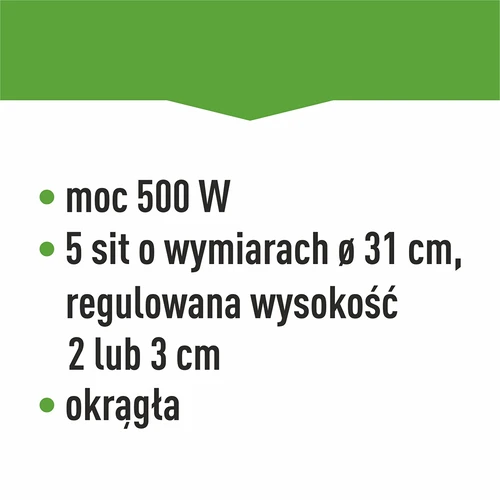 Suszarka do grzybów, owoców, warzyw i ziół z regulacją temp, 500W - 22 ['duża suszarka do żywności', ' suszarka do grzybów', ' owoce suszone', ' warzywa suszone', ' przechowywanie żywności', ' suszenie żywności', ' suszarki do żywności', ' regulacja temperatury', ' duża moc', ' suszarka do żywności 500W', ' dehydrator']