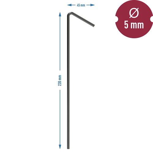 Szpilki do namiotu proste - 10 szt. - 6 ['do mocowania namiotów', ' szpilki do namiotów', ' kołki do namiotu', ' kotwy do agrowłókniny', ' kotwy', ' szpilki do siatki na krety', ' szpilka do agrowłókniny', ' szpilki do mocowania namiotów', ' szpilki do szklarni', ' szpilki do ogrodu', ' szpilki mocujące', ' śledzie ', ' śledzie mocujące', ' śledzie do namiotów.', ' szpilki stalowe', ' szpilki ze stali', ' szpilki 22 cm', ' szpilki do namiotu proste']