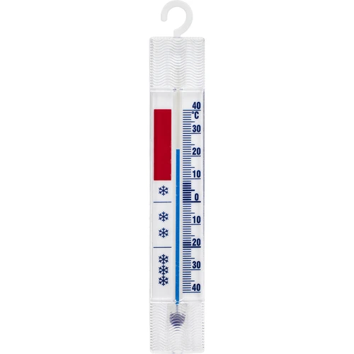 Termometr do lodówek i zamrażarek (-40°C do +40°C) 15cm  - 1 ['termometr do lodówek', ' termometr do zamrażarek', ' termometr bezrtęciowy', ' termometr kuchenny', ' termometry lodówkowe', ' termometry do zamrażarek', ' termometr wiszący']