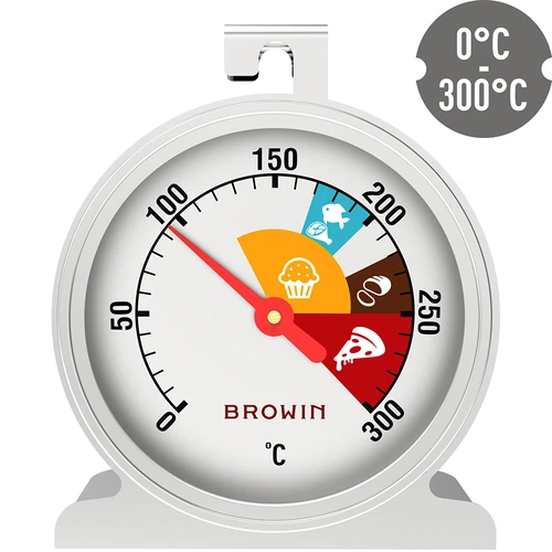 Termometr do piekarnika (0°C do +300°C) Ø4,4cm - 3 ['termometr do piekarnika', ' termometr do chleba', ' termometr do mięs', ' termometr do potraw']