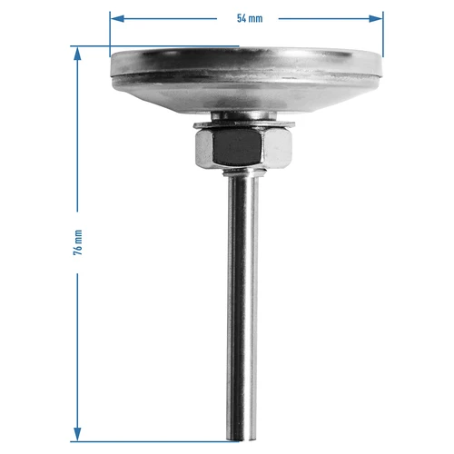 Termometr do wędzarni i BBQ (0°C do +250°C) 5,2cm - 8 ['termometr do bbq', ' termometr do grilla', ' termometr do barbeque', ' termometr do wędzarni', ' termometr do mięsa do grillowania']