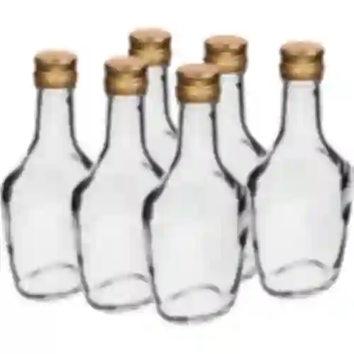 Butelka Bosmańska 250ml biała - 6szt.