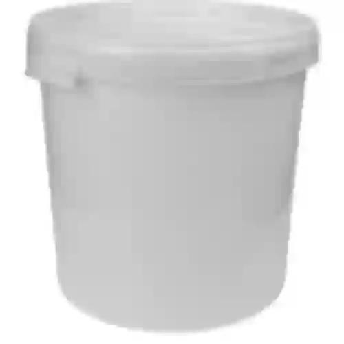 Pojemnik fermentacyjny 30L, w białym kolorze z 2 rurkami