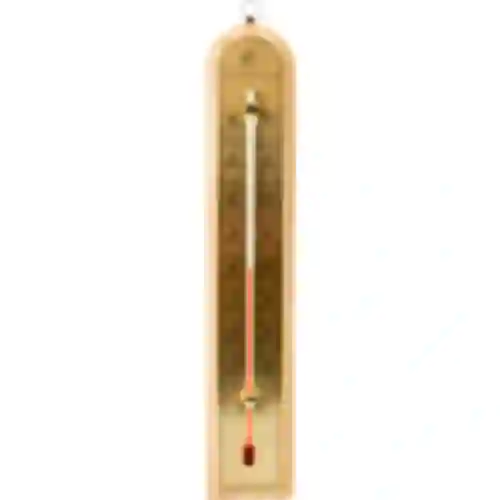 Termometr pokojowy ze złotą skalą (-10°C do +60°C) 28cm mix