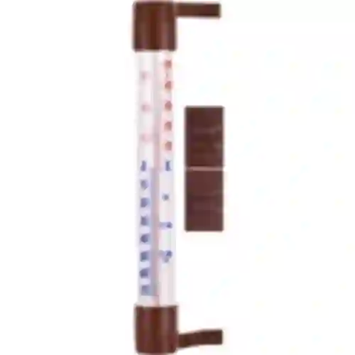 Termometr zewnętrzny brązowy 23cm