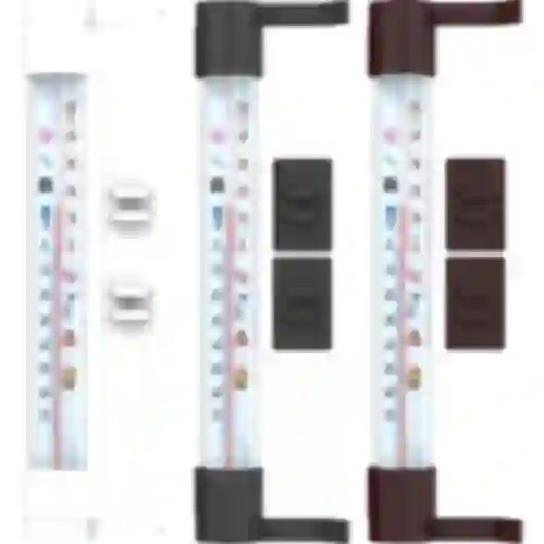 Termometr zewnętrzny z grafiką - ubrania (-50°C do +50°C) 23cm mix