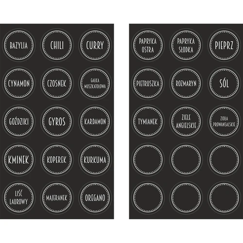 Zestaw 12 x słoik 120ml + 30 etykiet do oznaczania przypraw - 5 ['naklejki na przyprawy', ' etykiety na słoiki', ' etykiety na pojemniki', ' naklejki na pojemniki z przyprawami', ' naklejki na zioła', ' czarne naklejki na przyprawy', ' etykiety samoprzylepne do przypraw', ' naklejki na słoiki', ' słoiki', ' małe słoiki', ' słoiczek', ' szklany słoik', ' szklane słoiki', ' słoik z zakrętką', ' słoiki do przypraw', ' słoik na zioła', ' słoik 120ml']