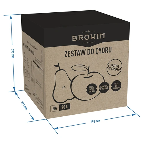 Zestaw do cydru 20 L - 13 ['prezent', ' zestaw do cydru', ' kompletny zestaw do cydru', ' zestaw z rurką fermentacyjna', ' zestaw z pojemnikiem fermentacyjnym', ' tworzenie cydrów', ' zestaw na 20 L cydru']