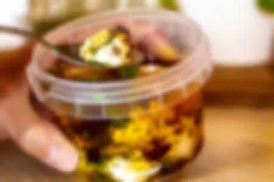 Browin Przepiśnik - Kuleczki jogurtowe w oliwie z przyprawami